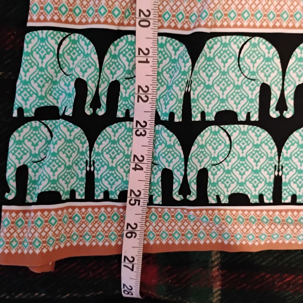 Ruby Rd Black and White Elephant Print Tunic. Boho Style. Size XL - Picture 5 of 10